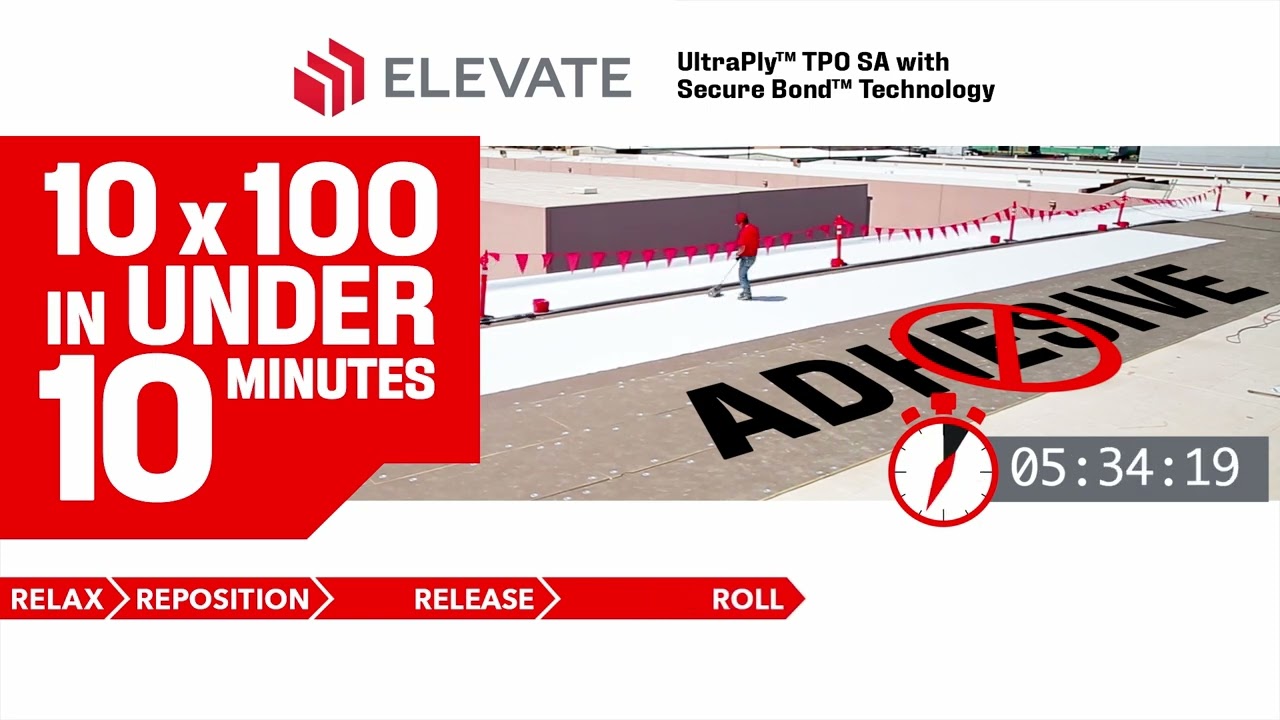 Meet Your New Best Roofer: Elevate UltraPly™ TPO SA