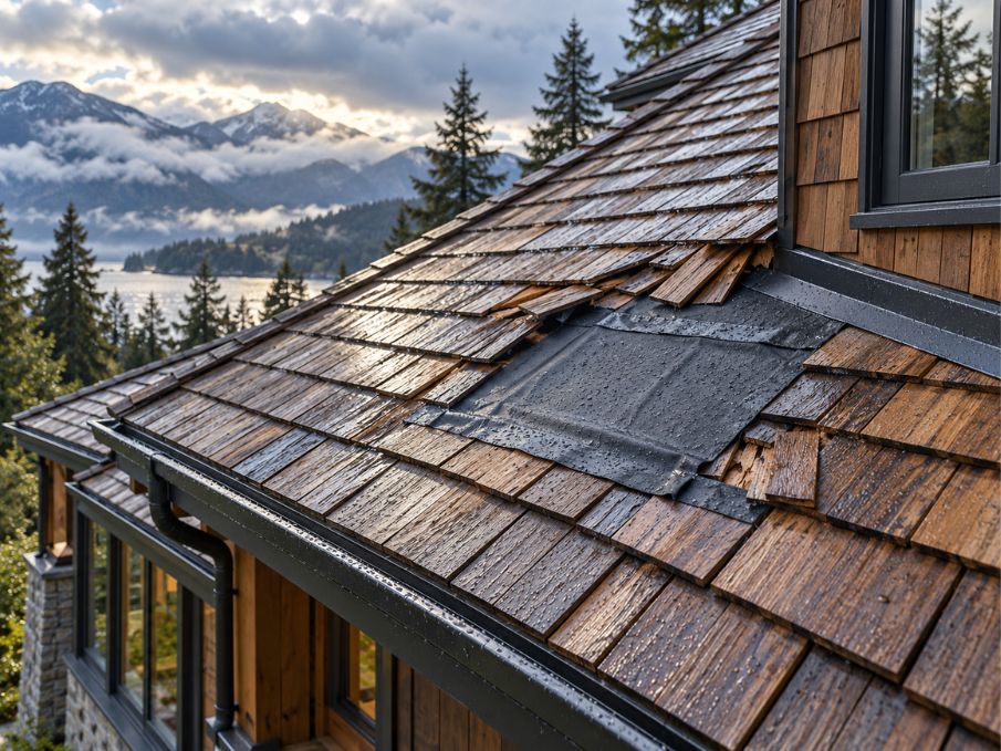 Cedar Roof Storm & Leak Response